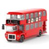 Vintage Double Decker Bus Building Blocks Set