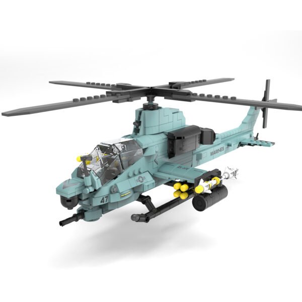Viper Helicopter Building Blocks Set