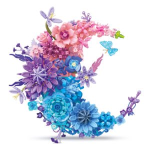 Moon Flower Building Blocks Set