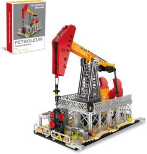Oil Pumping Machine Building Blocks Set