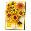 Sunflower Photo Frame Building Blocks Set