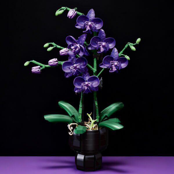 Elegant Violet Building Blocks Set