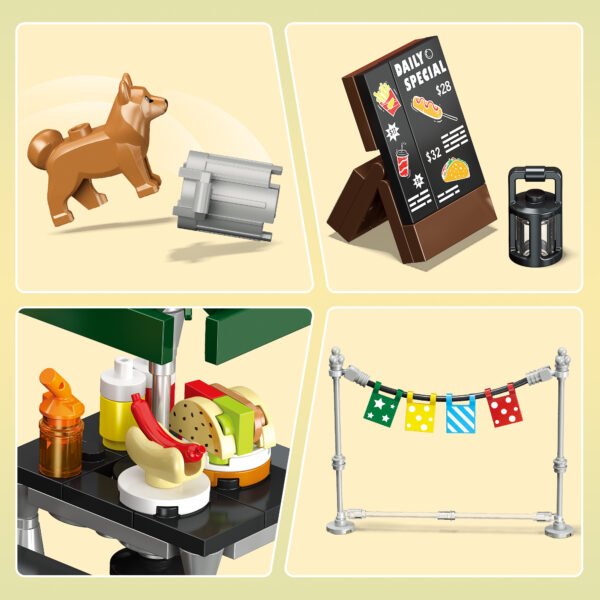 Taco Truck Building Blocks Set