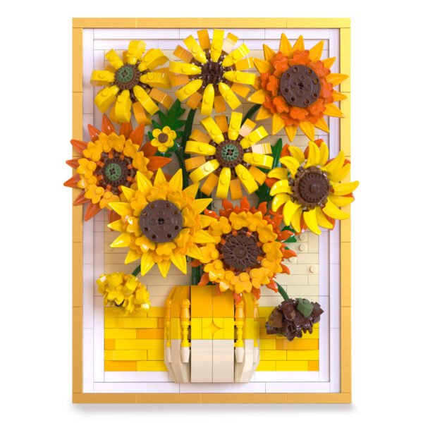 Sunflower Photo Frame Building Blocks Set