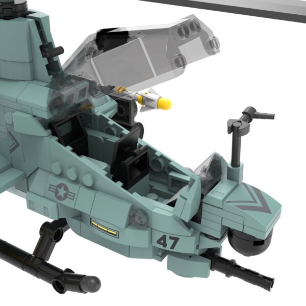 Viper Helicopter Building Blocks Set