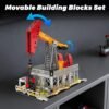 Oil Pumping Machine Building Blocks Set