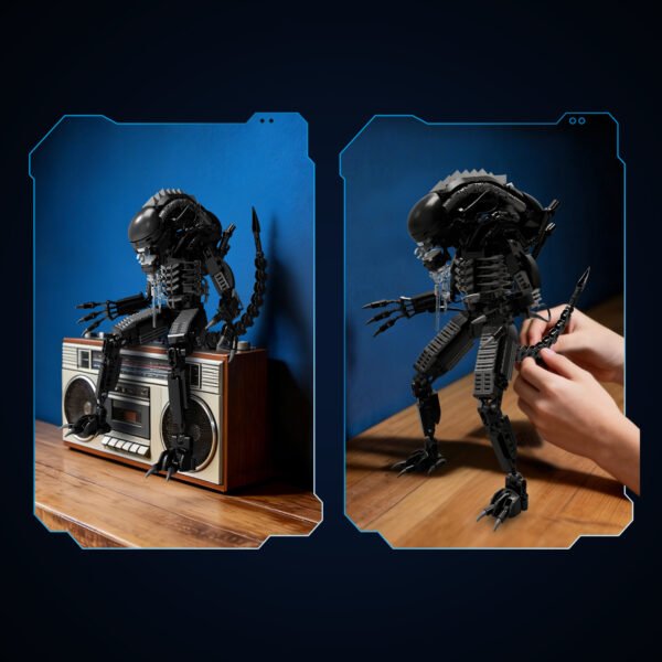 4 Xenomorph Building Blocks Set