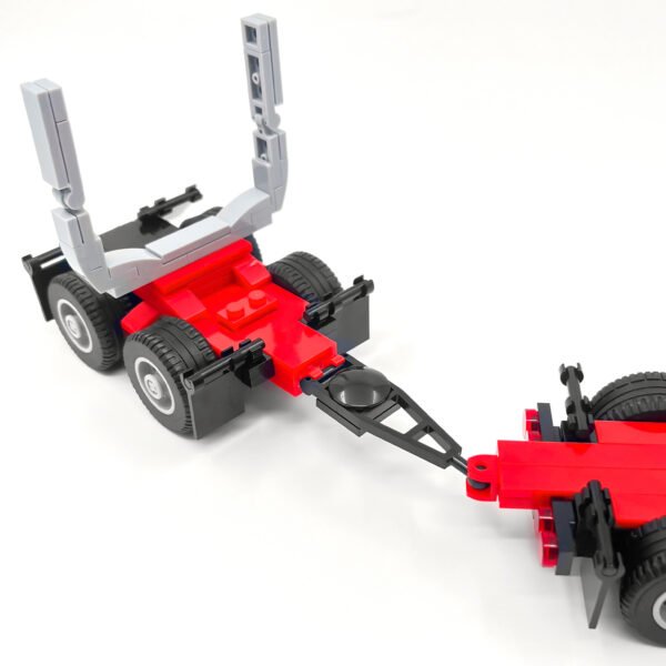 Wood Transport Truck Building Blocks Set