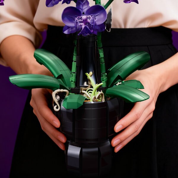 Elegant Violet Building Blocks Set