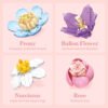 Flowers Fingertip Romance - Flower Arranging Art Building Blocks Set