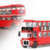 Vintage Double Decker Bus Building Blocks Set