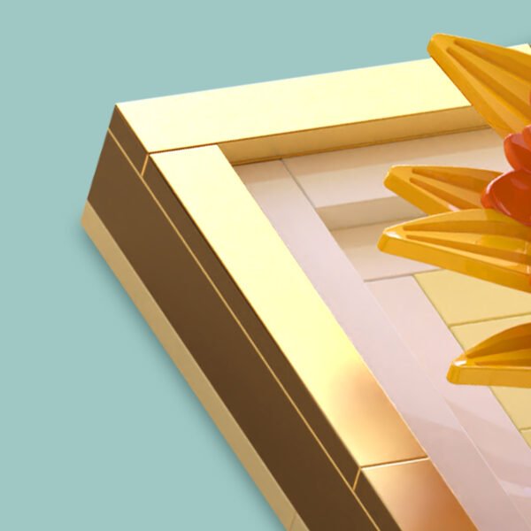 Sunflower Photo Frame Building Blocks Set