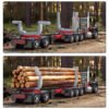 Wood Transport Truck Building Blocks Set