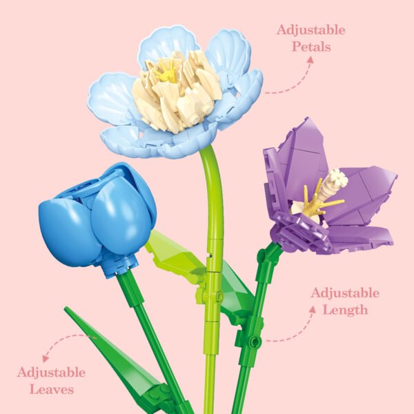 Flowers Fingertip Romance - Flower Arranging Art Building Blocks Set