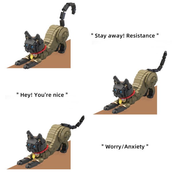 Siamese Cat Building Blocks Set