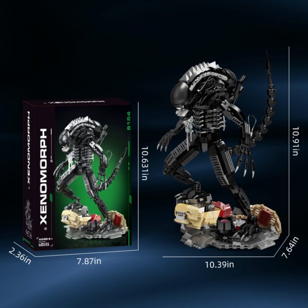 7 Xenomorph Building Blocks Set