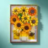 Sunflower Photo Frame Building Blocks Set