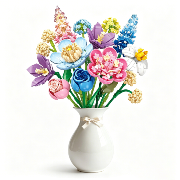 Flowers Fingertip Romance - Flower Arranging Art Building Blocks Set