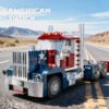 American Truck Building Blocks Set