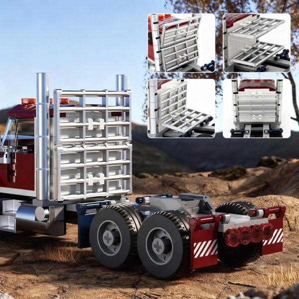 American Truck Building Blocks Set