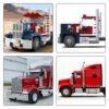 American Truck Building Blocks Set