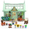 French Style Flower House Building Blocks Set