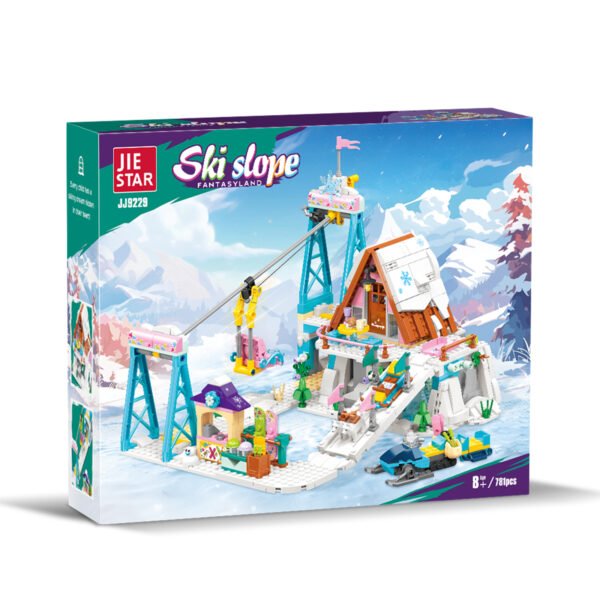 Ski Slope Fantasyland Building Blocks Set
