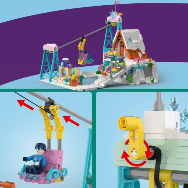 Ski Slope Fantasyland Building Blocks Set