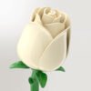 Cream Rose Bud Building Block Set