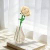 主图4 Blooming Cream Rose Building Block Set