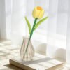 Yellow Tulip Building Block Flower Set