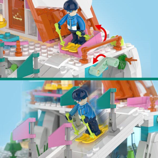 Ski Slope Fantasyland Building Blocks Set
