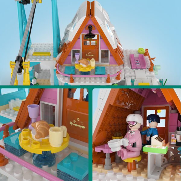 Ski Slope Fantasyland Building Blocks Set