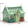 French Style Flower House Building Blocks Set