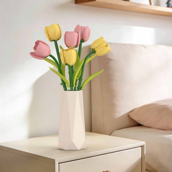 Tulip Bouquet Building Block Flower Set