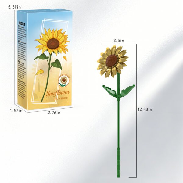 Sunflower Building Block Flower Set