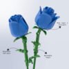 主图7 Blue Rose Bud Building Block Set