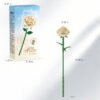 主图8 Blooming Cream Rose Building Block Set