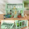 French Style Flower House Building Blocks Set