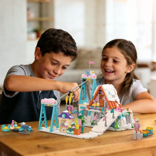 Ski Slope Fantasyland Building Blocks Set