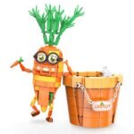 Funny Carrot Happy Plant Building Block Set