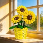 Potted Sunflower Building Block Set - Image 6