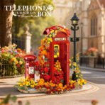 London Telephone Box Building Block Set - Image 2