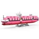 Large Cargo Ship Building Blocks Set