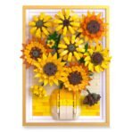 Sunflower Photo Frame Building Blocks Set - Image 2