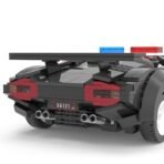 Police Sports Car Building Block Set - Image 2