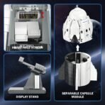 Dragon2 Space Rocket Ship Building Block Set - Image 3