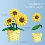 Potted Sunflower Building Block Set - Image 2