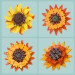 Sunflower Photo Frame Building Blocks Set - Image 3