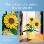 Potted Sunflower Building Block Set - Image 3